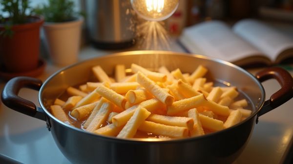 Frites surgelées croustillantes à préparer en un clin d'œil