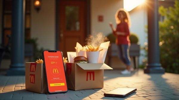 Recevez vos plats McDonald's rapidement à domicile